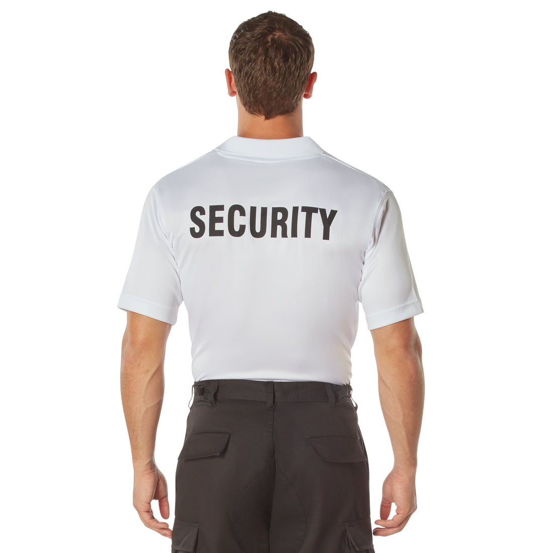 Moisture Wicking Security Polo Shirt S/S White