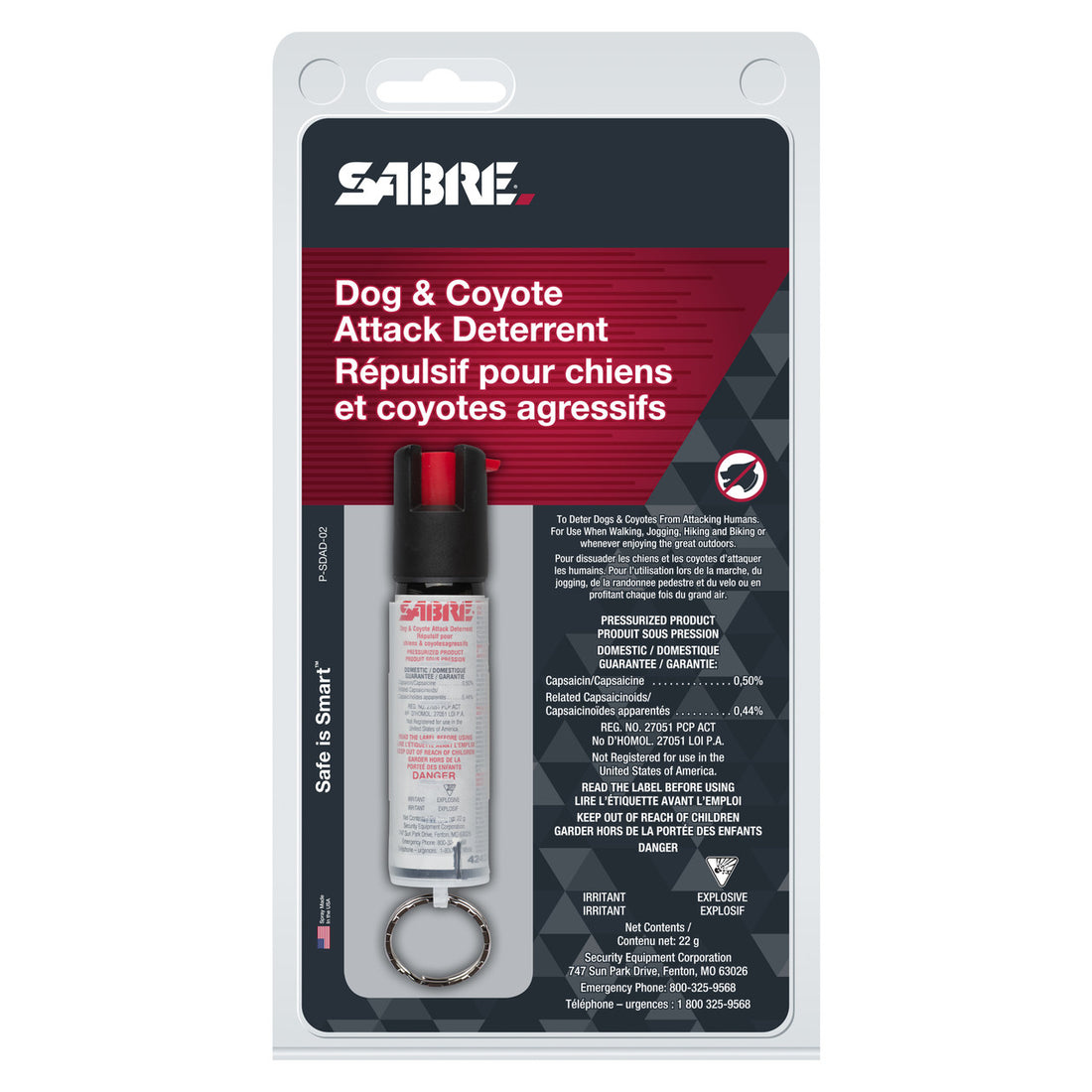 Sabre Dog & Coyote Attack Deterrent - 22g