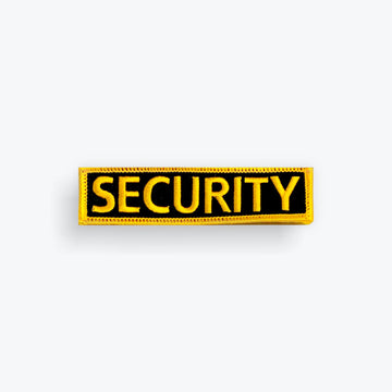 Embroidered Security Patch Small - Yellow