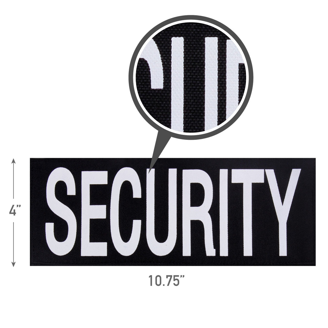 Security Velcro Patch Large
