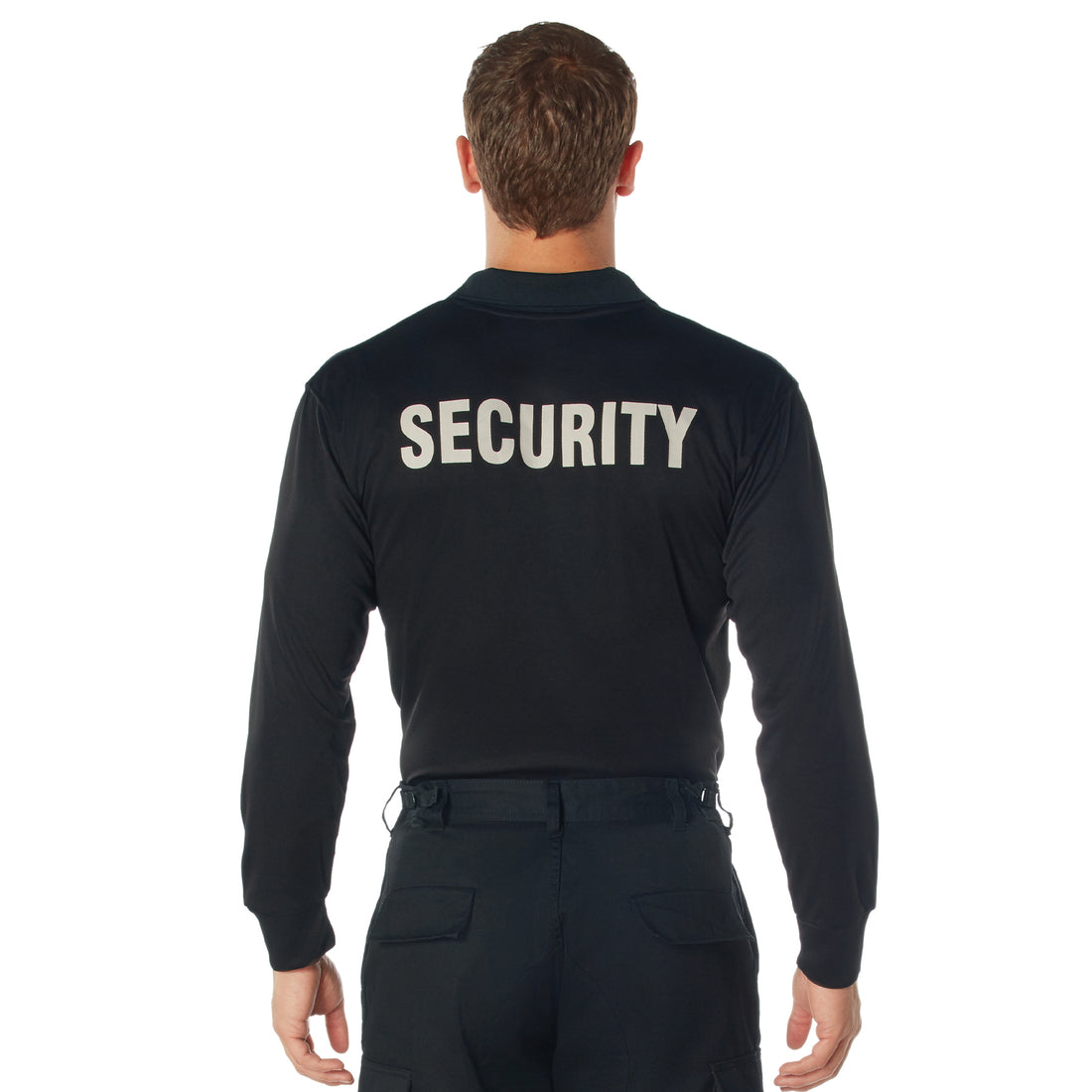 Moisture Wicking Long Sleeve Security Polo Shirt