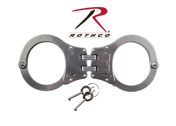 Rothco NIJ Approved Stainless Steel Hinged Handcuffs