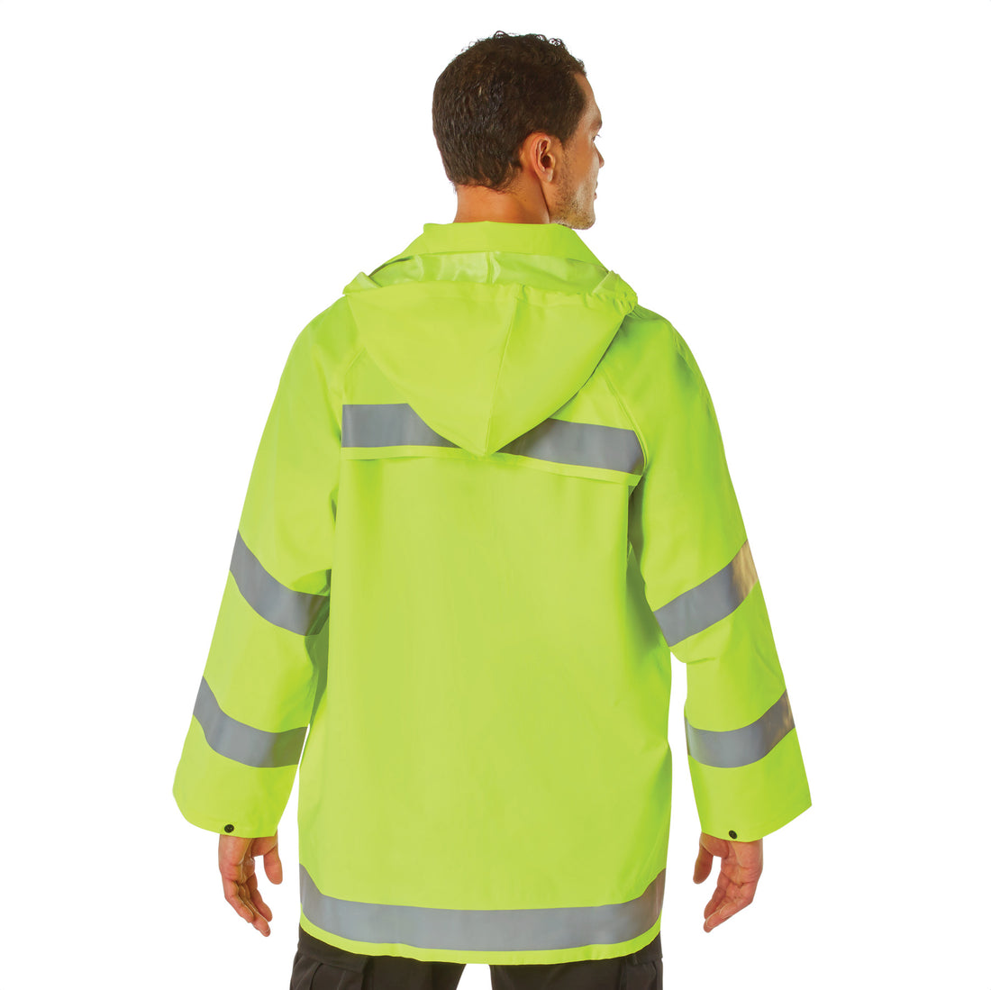 Safety Reflective Rain Jacket