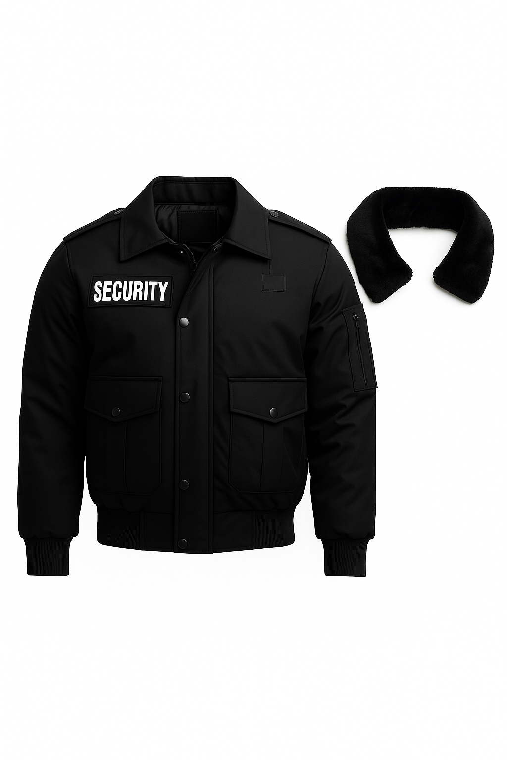 All Season Deluxe Bomber Jacket with Reflective Security ID