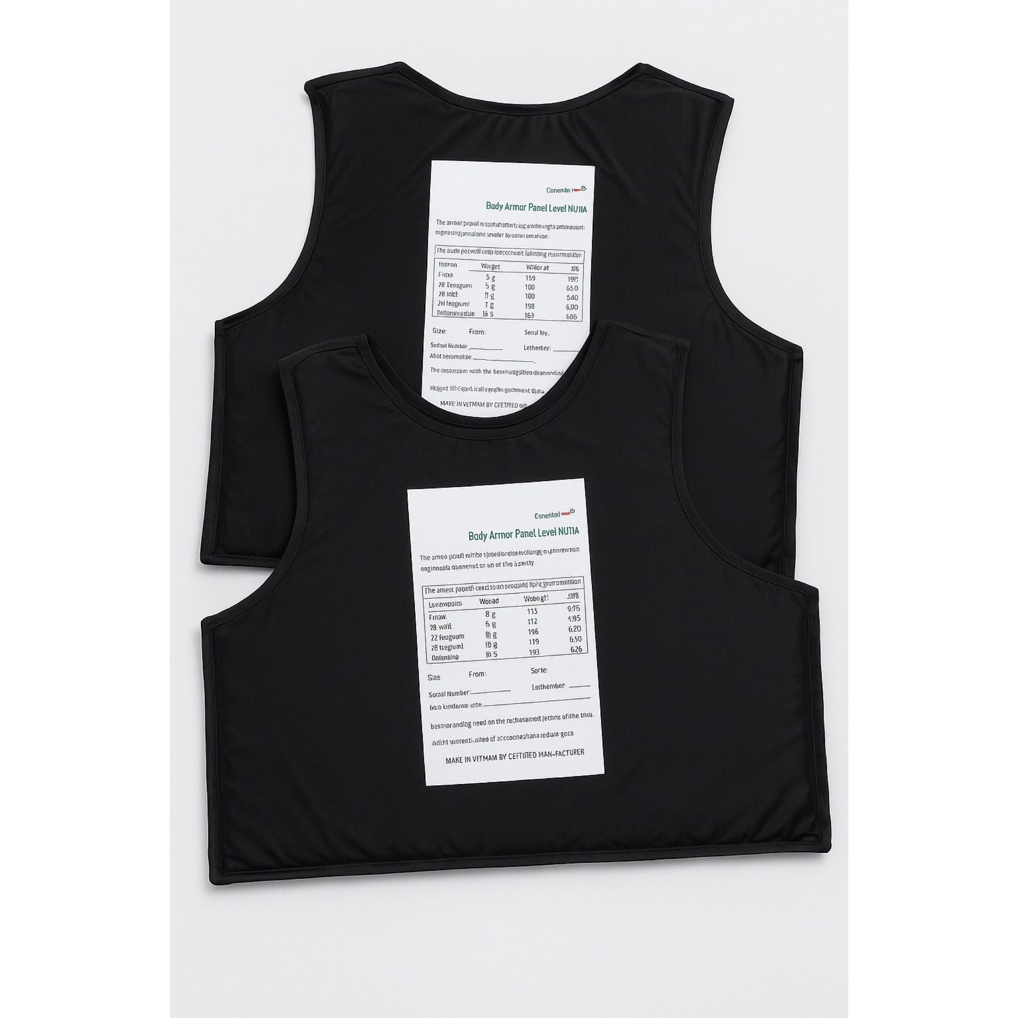 Soft Armor Panels – Level IIIA (NIJ Rated)