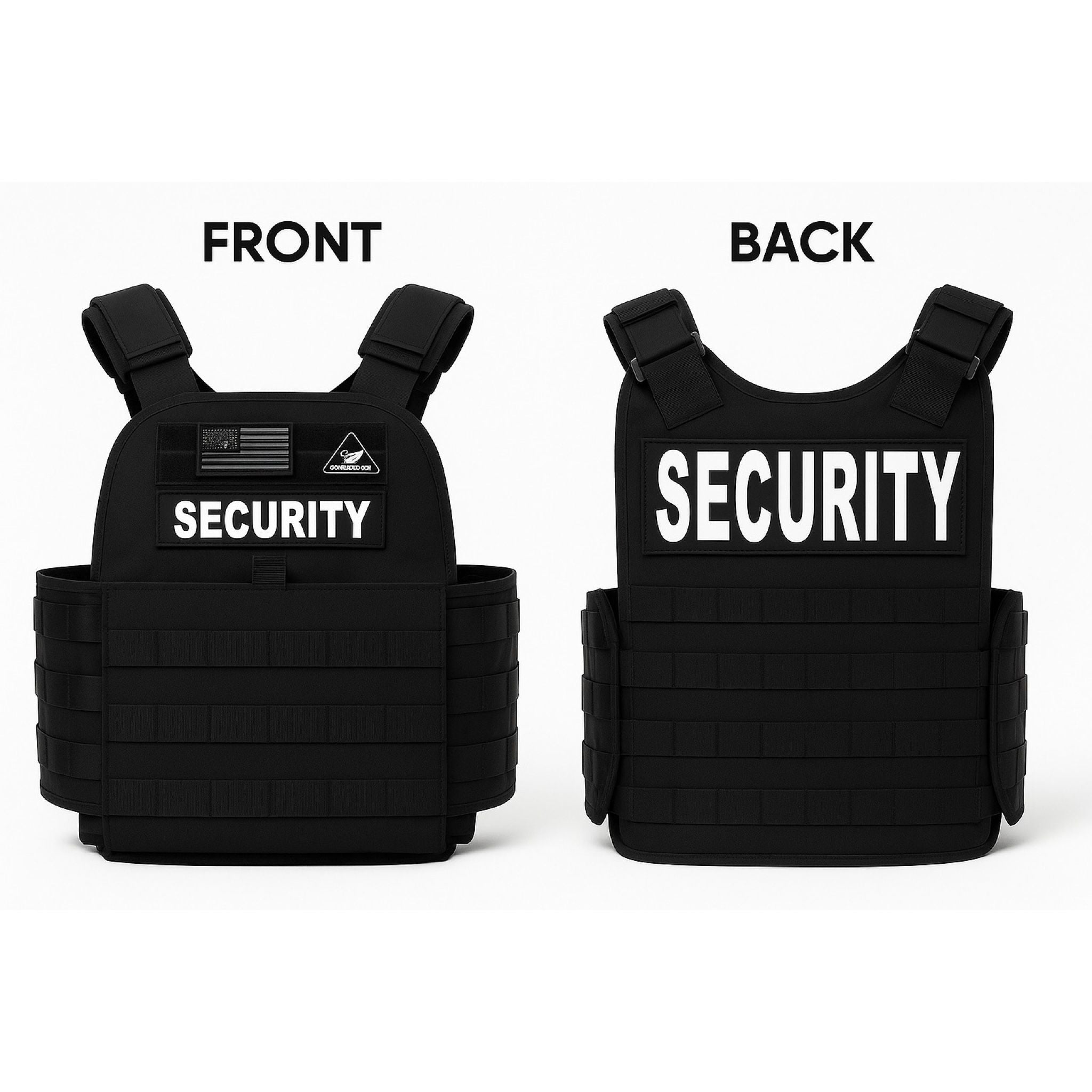 Tactical Plate Carrier – Front + Back Security Set