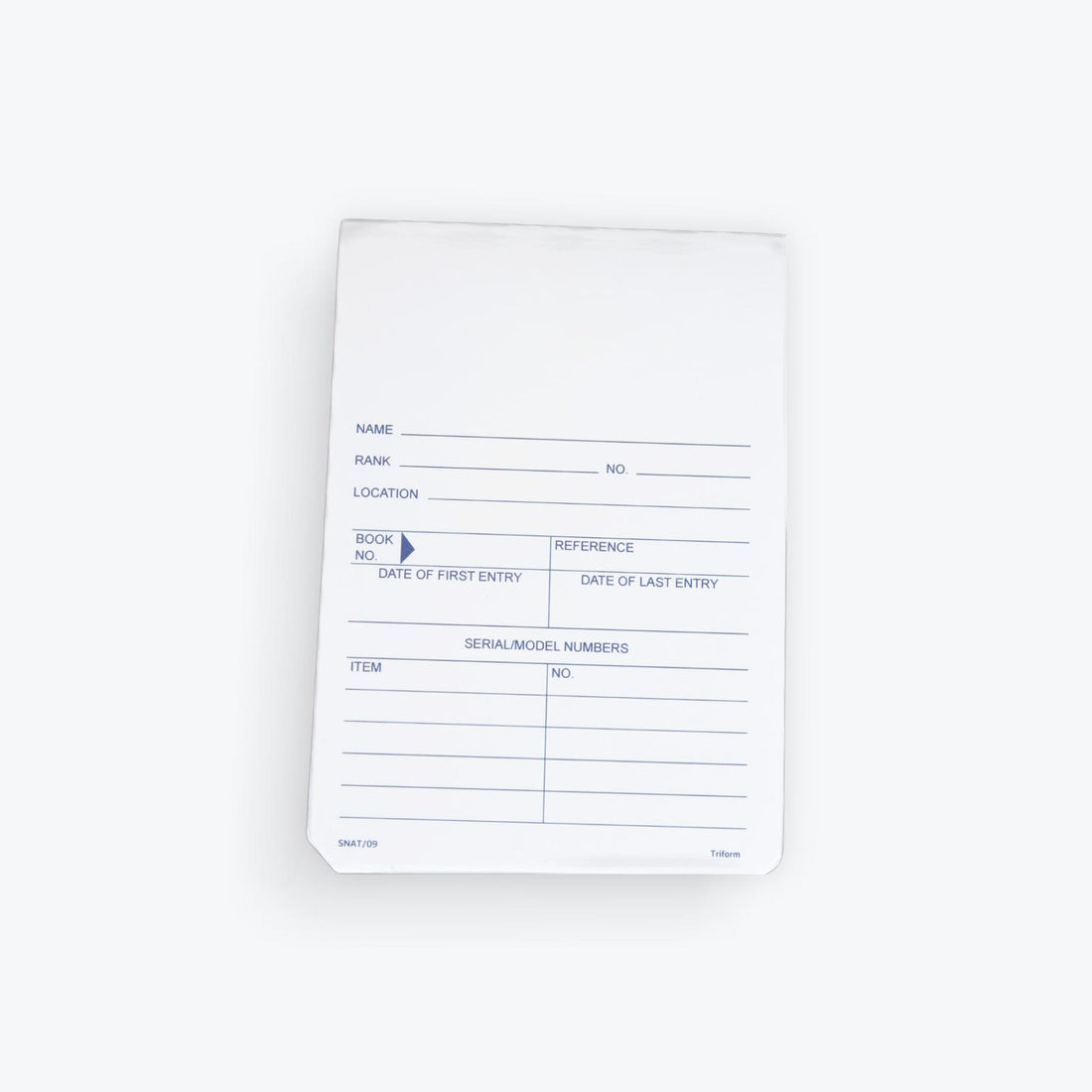 Evidence Note Book Evidence