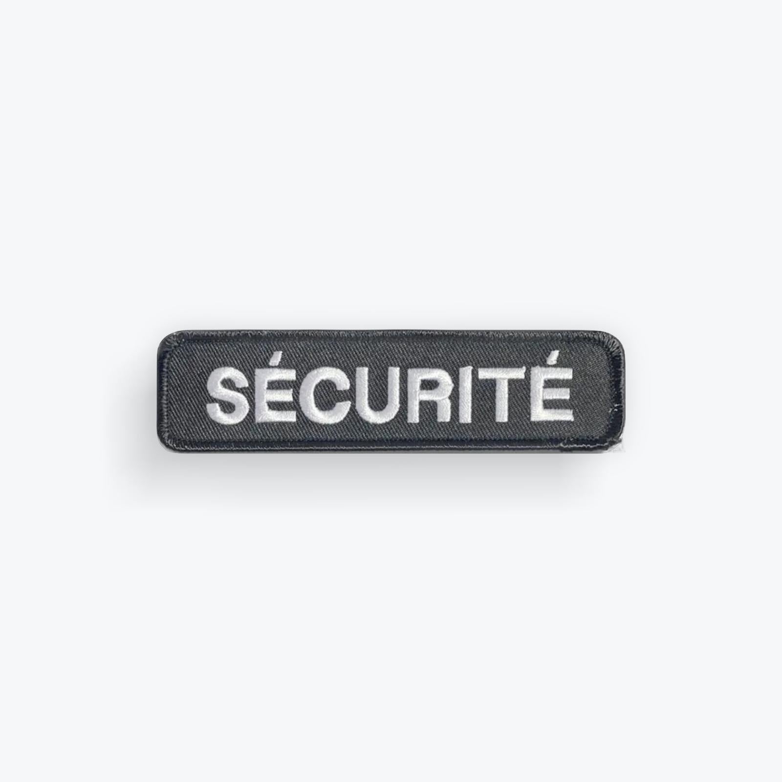 Embroidered Security Patch Small - French