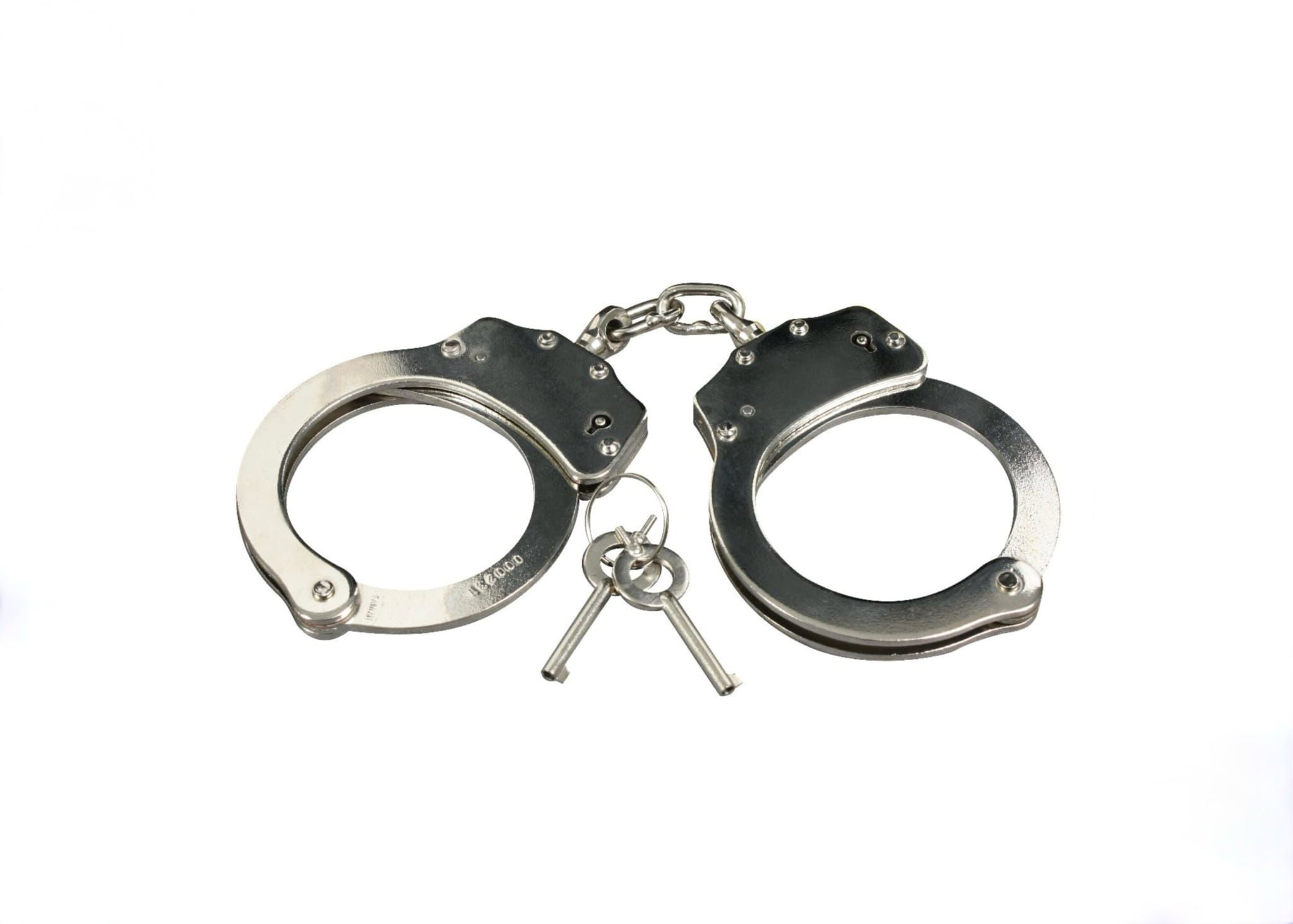 Professional Detective Handcuffs - Silver